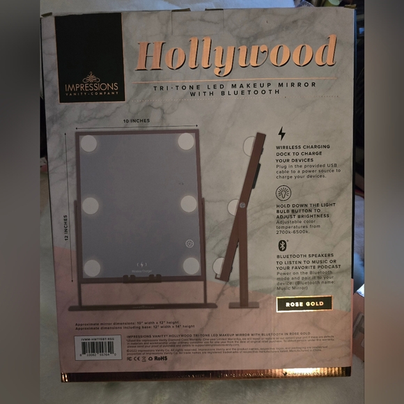Impressions Vanity Hollywood LED Makeup up Mirror with Bluetooth Brand New ๐ - Picture 5 of 6